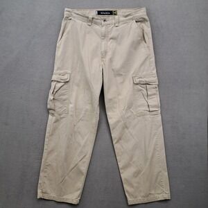 Levi's Silver Tab Mens 36x32 Cargo Pants Khakis Beige Cotton Casual Y2K VTG 90s